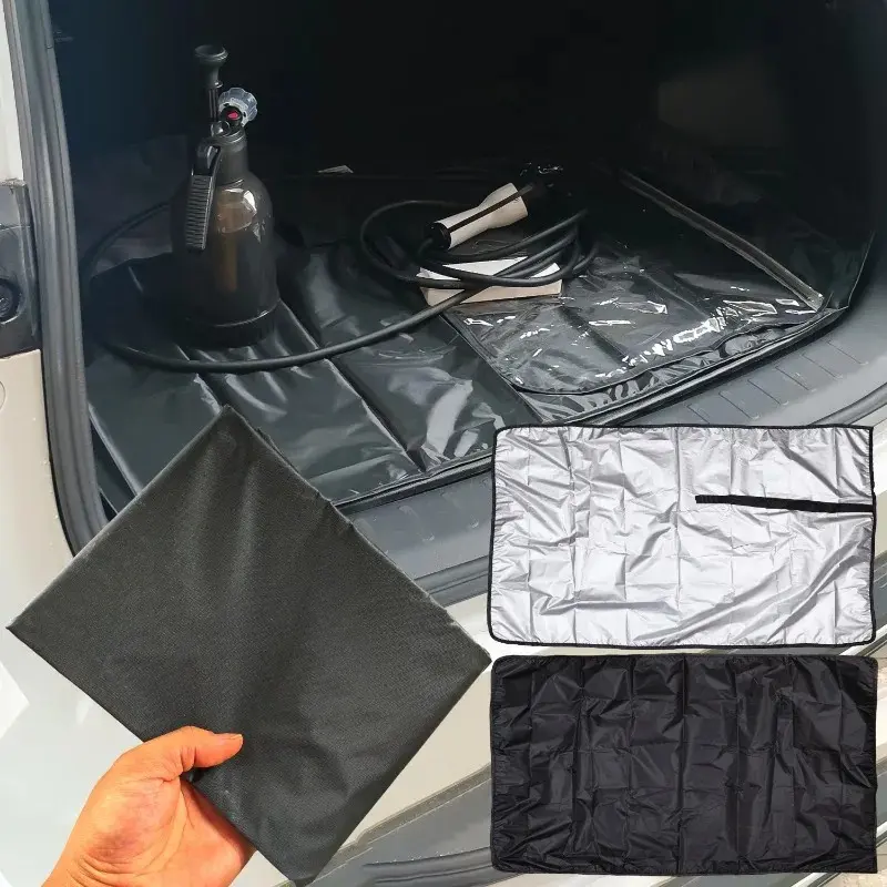 Cars Trunk Cargo Liner Mats Anti Dirt Waterproof Dustproof Protector Oxford Cloth Pads Vehicles Auto Interior Accessories 1/2PCS