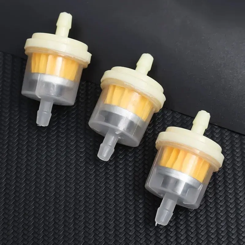 3-12pcs Universal Gasoline Gas Fuel Gasoline Oil Filter for Motorcycle Moped Scooter Motocross Gasoline Fuel Filter Accessories