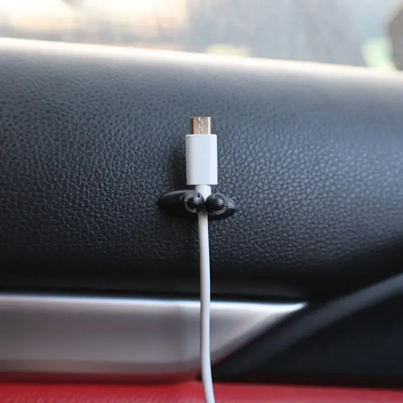 100/50/20/10pcs Car Cable Manager Auto Dashboard Cables Organising Fixer Universal Cars Interior Storage Plastic Snap Clips