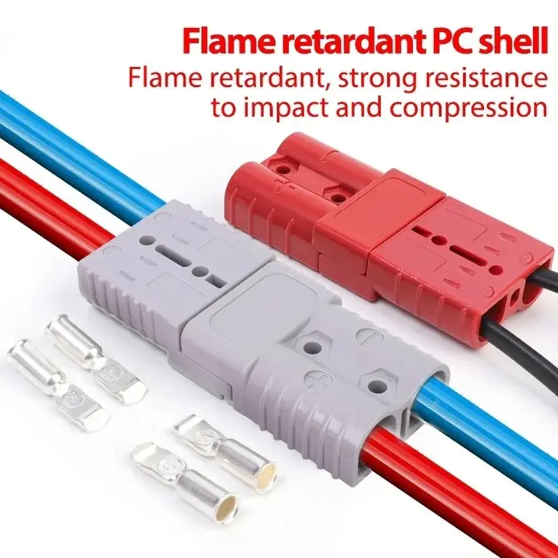 Forklift Battery Charging Plug Battery Connectors for Storage Forklifts Large Electric Equipment Transportation Railways 1-4sets