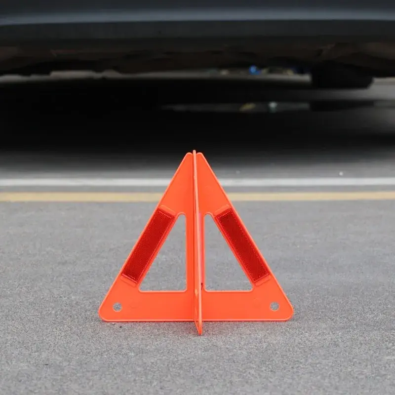 Foldable Car Reflective Triangle Warning Sign Portable PVC Highly Reflective Traffic Warning Signs Auto Emergency Accessories
