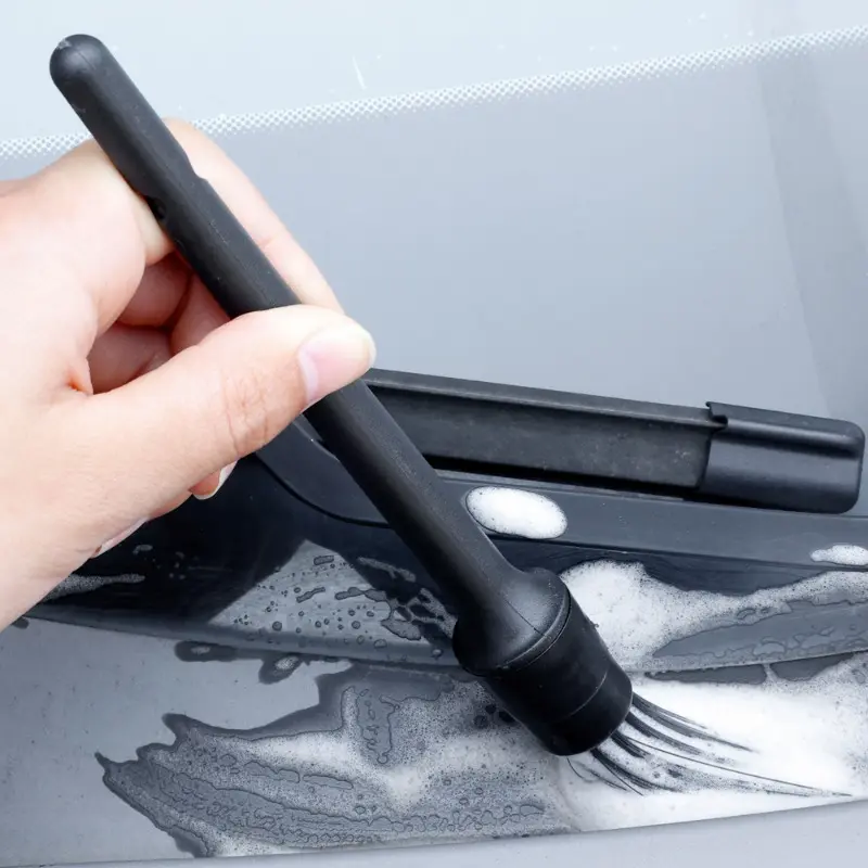 5pcs Detailing Brush Set Car Brushes Car Detailing Brush For Auto Cleaning Dashboard Air Outlet Wheel Wash Maintenance Tool