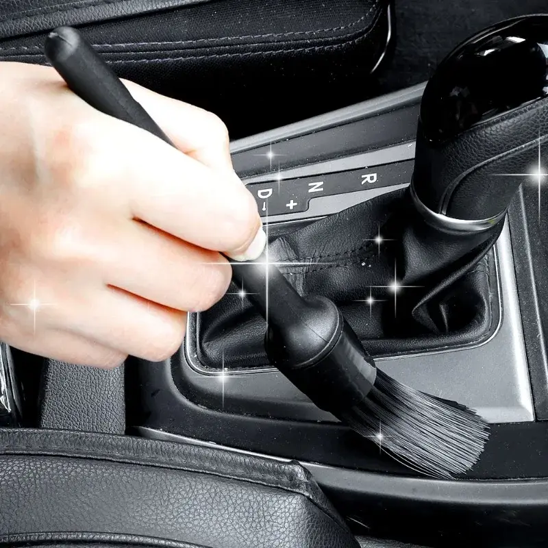 5pcs Detailing Brush Set Car Brushes Car Detailing Brush For Auto Cleaning Dashboard Air Outlet Wheel Wash Maintenance Tool