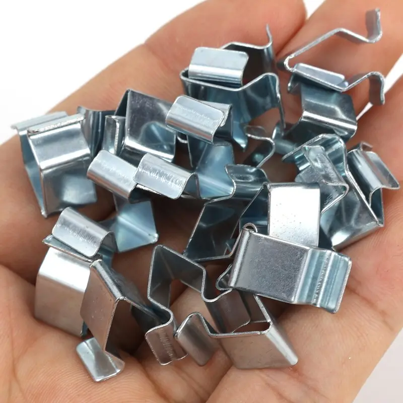 10/20/50PCS Car Door Strip Lining Metal Snaps V-shape Stainless Steel Clips Auto Boot Tailgate Fastener for Volkswagen Models