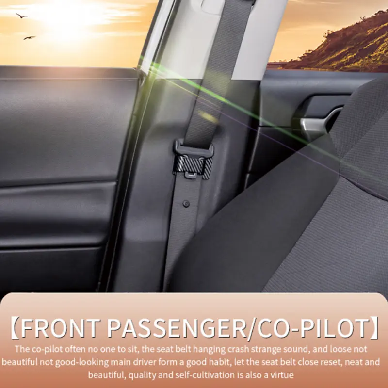 Universal Auto Seat Belt Holder Stabilizer Fastener Adjustable Clip Seat Belt Stopper Car Seat Belt Fixing Clips Car Accessories