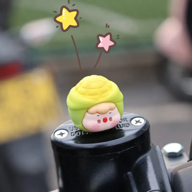 1/3/6PCS Creative Food & Dessert Car Ornament Auto Centre Console Rearview Mirror Decoration Microlandscape DIY Accessories
