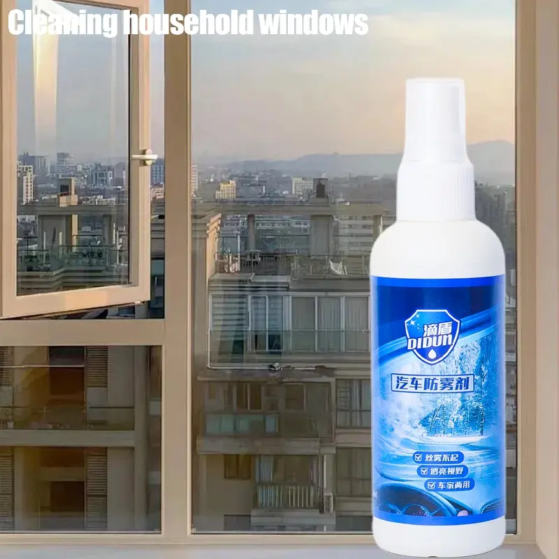 100ml Car Windscreen Antifogging Agent Auto Glass Coating Agent Rearview Mirror Water Repellent Anti-Rain Spray Cars Accessories