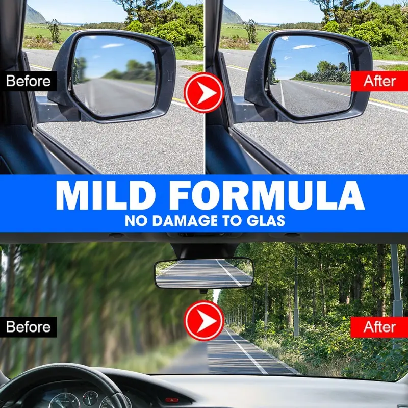 100ml Car Windscreen Antifogging Agent Auto Glass Coating Agent Rearview Mirror Water Repellent Anti-Rain Spray Cars Accessories