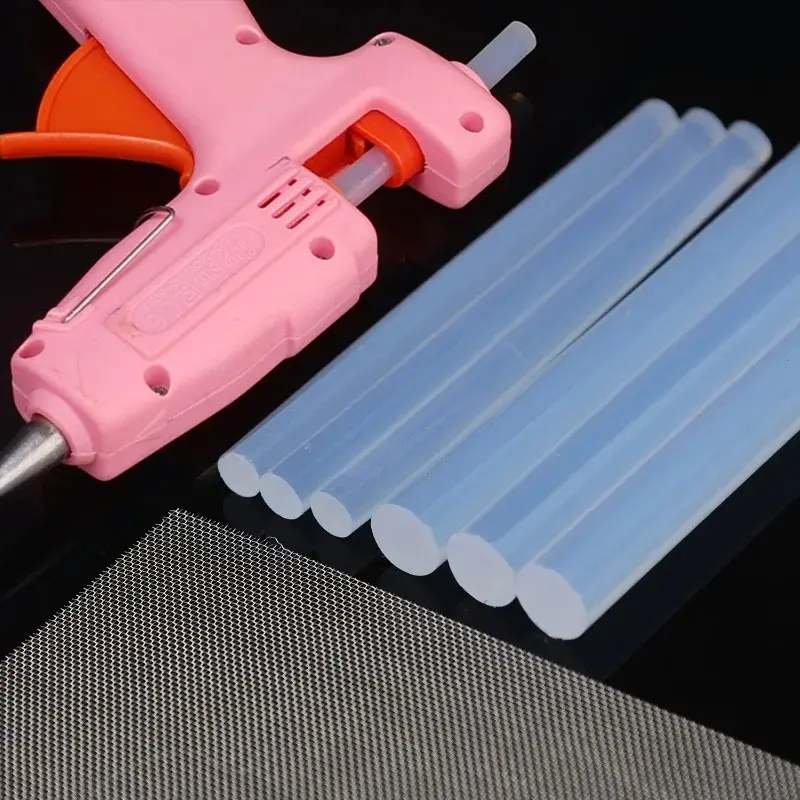 One Set Stainless Steel Repair Mesh Kit for Car Bumper Crack Bodywork Fix Mesh Hot Melt Glue Sticks Universal DIY Tool Sheet