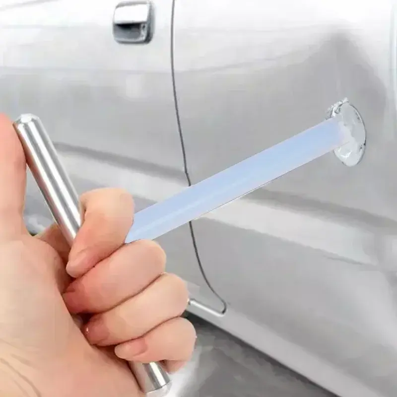 10PCS Car Paintless Dent Repair Sticks 7mm/11mm High Viscosity Transparent Black Hot Melt Glue Strips Cars Repair Accessories