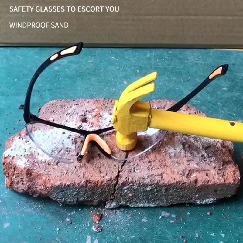 Unisex Labor Insurance Glasses Goggles Cycling Windproof Dustproof  Riding Welding Goggles Safety Glasses Anti-dropping Glasses