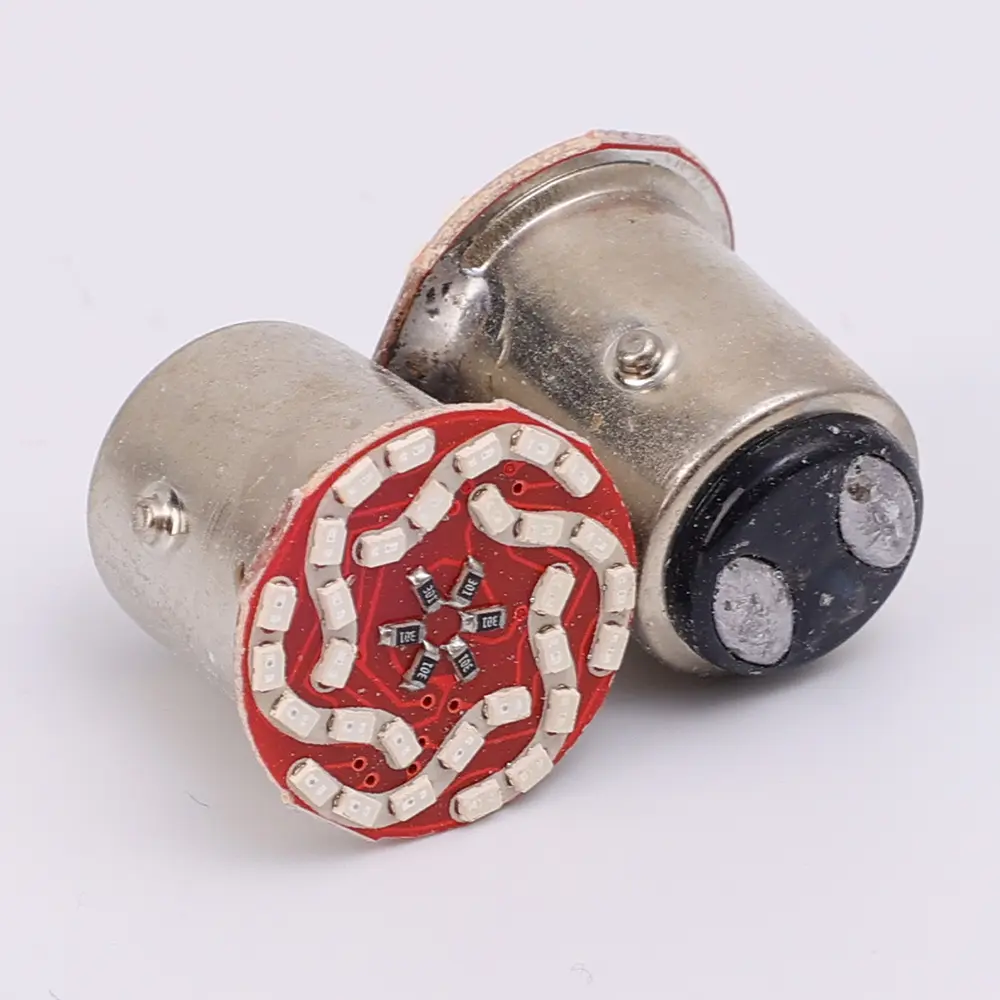 1-10Pcs Motorcycle 1157 Socket Brake Light Colour Burst Flash Signalling Light Steering Lamps LED Bulb Motorcycle Accessories