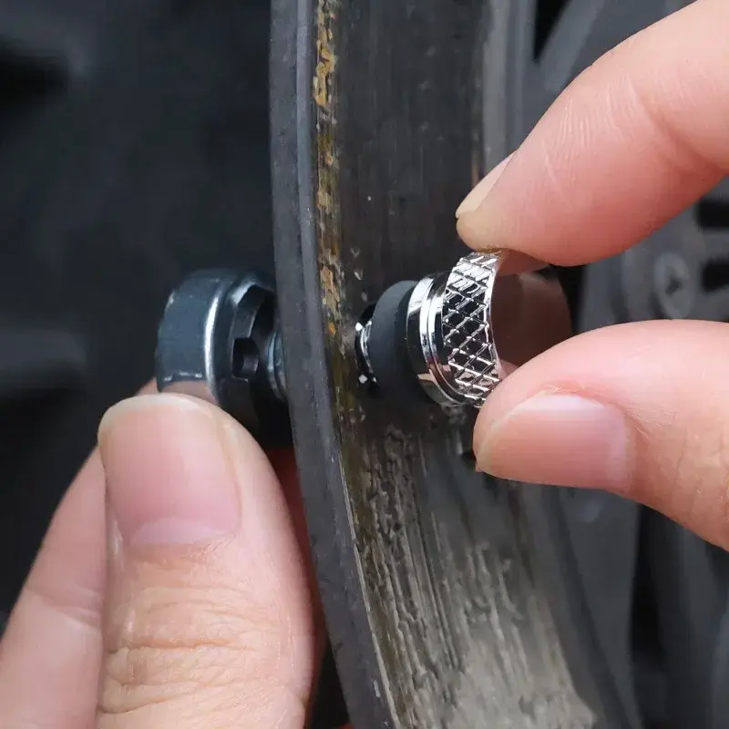 2/1PCS M6 Screw Nut Kit Motorcycle Rear Mudguard Seat Mount Bolts Nuts Aluminium Alloy Fasteners Auto Accessories For Harley