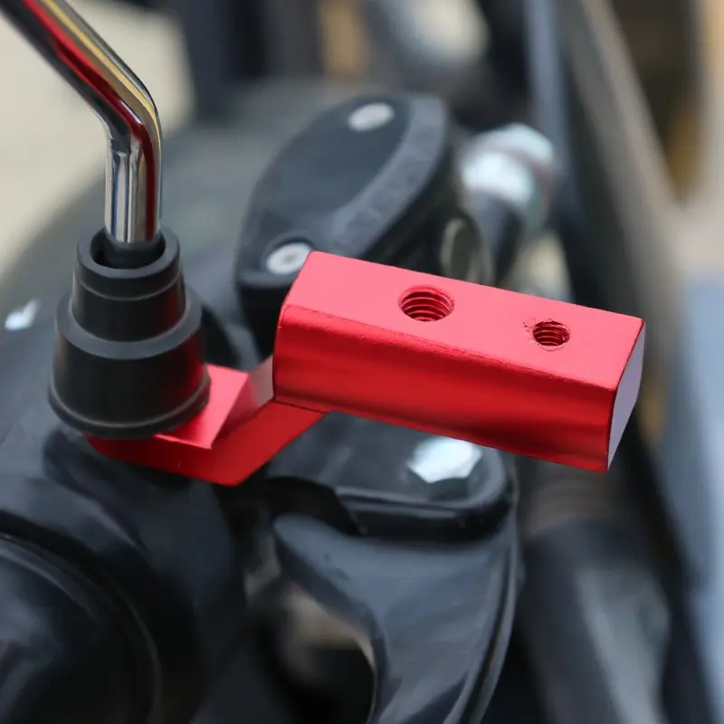 2PCS Motorcycle Rearview Mirror Extension Brackets Universal Multi-function Adaptor Holder Aluminium Motorbike Accessories Mount
