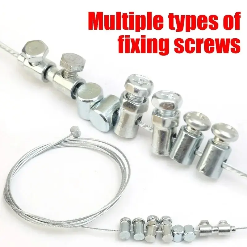 Motorcycle Emergency Brake Clutch Throttle Cable Repair Kit Universal Stainless Steel All-in-One Fix for Bike Repair Accessories