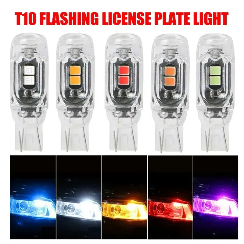 T10 2835 3030 5SMD Width Indicator Light High Brightness Car Strobe Light for Taillights Trunk/reading Lamp License Plate Lights