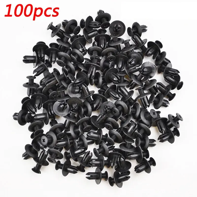 Mixed Car Fastener Clips Rivet Pin Snap Nylon Door Panel Nail Retainer Bumper Plastic Screw Fastener Nails Kit