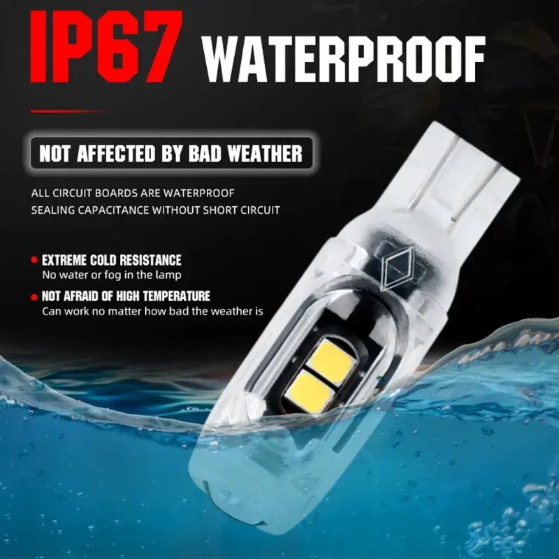 T10 2835 3030 5SMD Width Indicator Light High Brightness Car Strobe Light for Taillights Trunk/reading Lamp License Plate Lights
