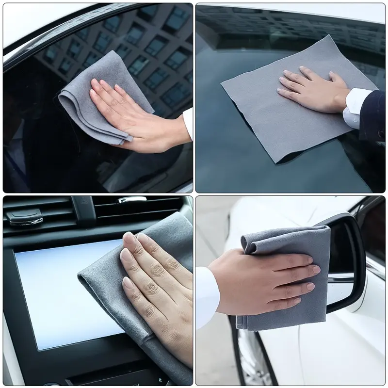 1/2/5PCS Car Glass Wiping Cloth Efficient No Trace No Watermark Magic Cleaning Glass Cloth Auto Windscreen Washing Accessories