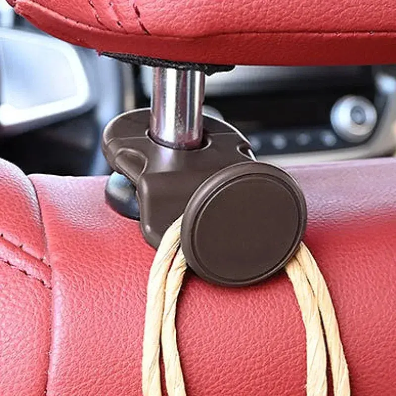 Portable Car Hidden Hooks Bags Clothes Coats Storage Hanger Organizer Car Seat Headrest Clip Hooks Accessories