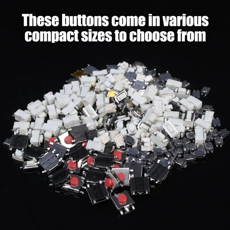 250/100PCS Multi Models Car Remote Control Tactile Switch Small Button Auto Key Button Touch Type Micro Switch Cars Accessories