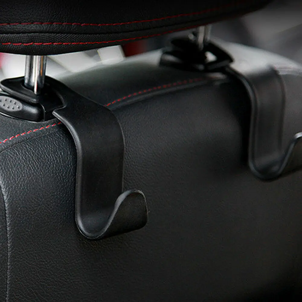 Car Seat Back Hook Hanger Headrest Mount Storage Holder Duarable Bearing 20kg for Car Bag pouch Clothes Hanging Hooks