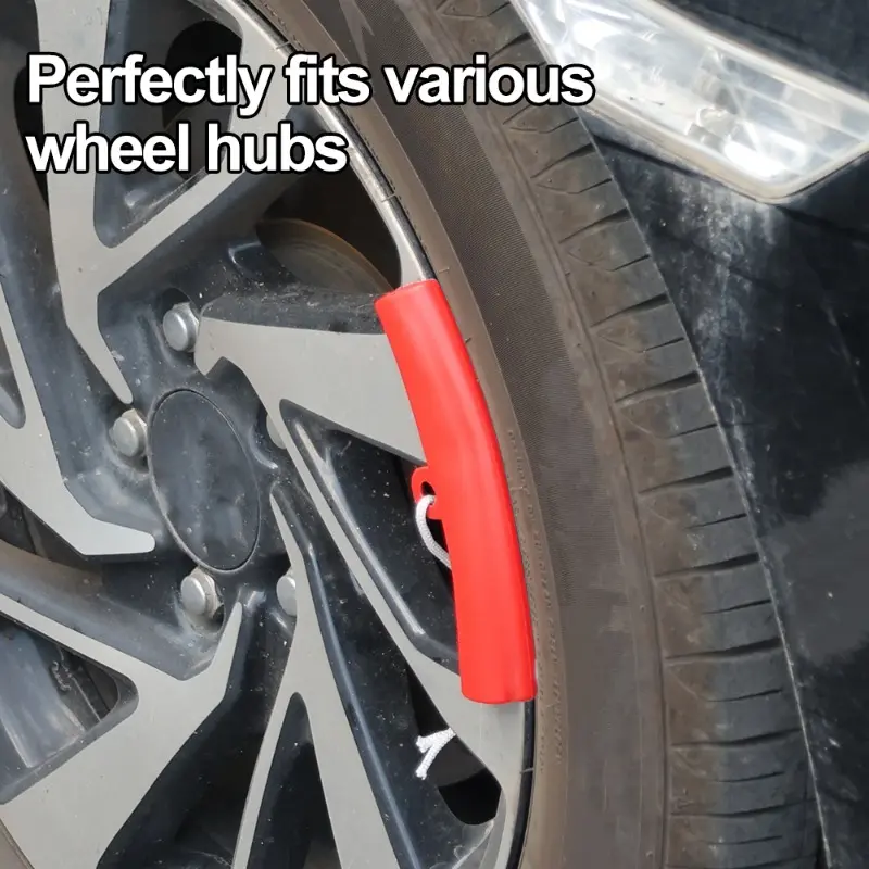 4/1Pcs Car Tyre Protector Universal Anti-wear Wheel Steel Rim Protector Cover Auto Tires Replacement Accessories Repair Tools