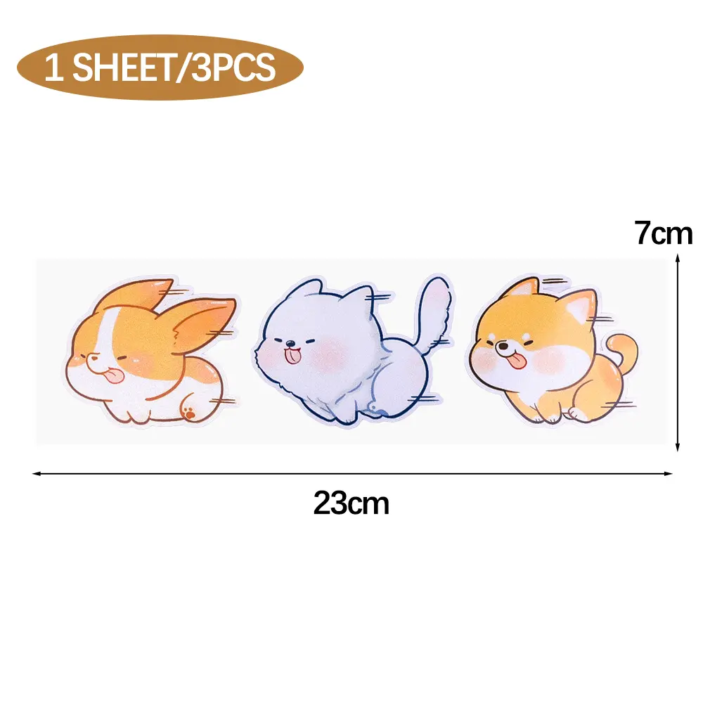 Scratches Covering Car Stickers Creative Animals Personalized Decal Auto Waterproof Exterior Decoration Stickers Car Accessories