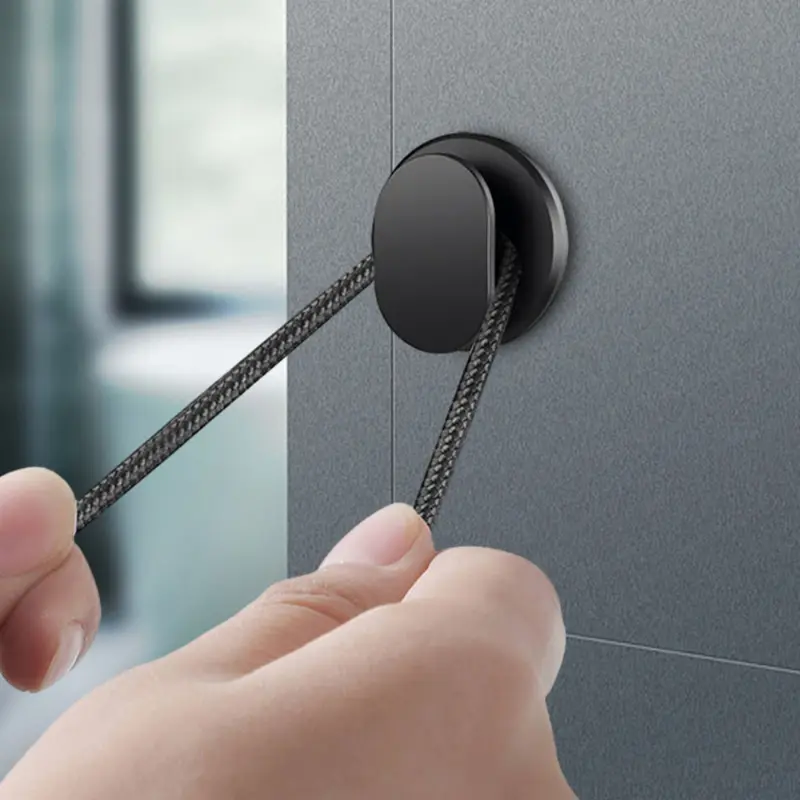 1/2/4/8Pcs Mini Car Hooks Sticker Organizer Storage Hanger for USB Cable Headphone Key Adhesive Hook Hanger Car  Accessory