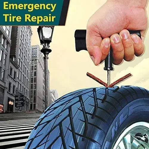 10pcs Rubber Nails / Strips Vacuum Tyre Repair Nail Plug Puncture Repair Strip Seals Auto Motorcycle Bike Wheel Tire Repair Kits