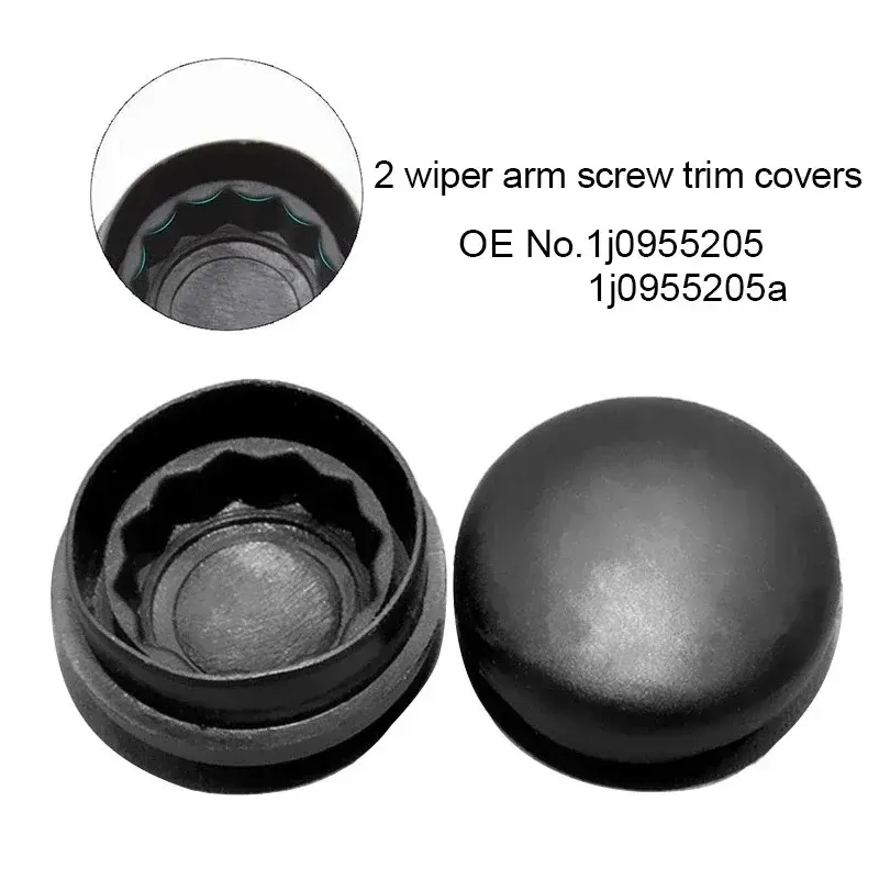 Car Front Windshield Wiper Arm Covers Nut Cap Wiper Arm Bolt Caps for VW Caddy Hyundai Tucson Santa Creta Kona Genesis