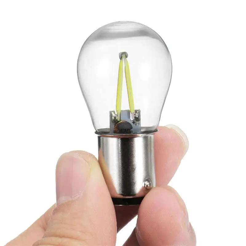 1157(BA15D)  Car COB DC 12V LED Bulb Automobile Turn Signal Light Tail Parking Brake Light Reverse Lamp Car Exterior Lights 1pc