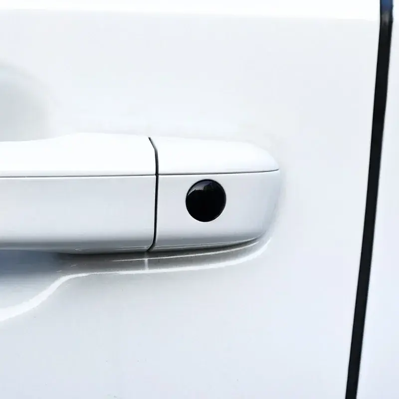 Car Door Lock Eye Stickers Highly Sticky PVC Self-adhesive Decorative Decals Auto Door Keyhole Anti Damage Protection Sticker