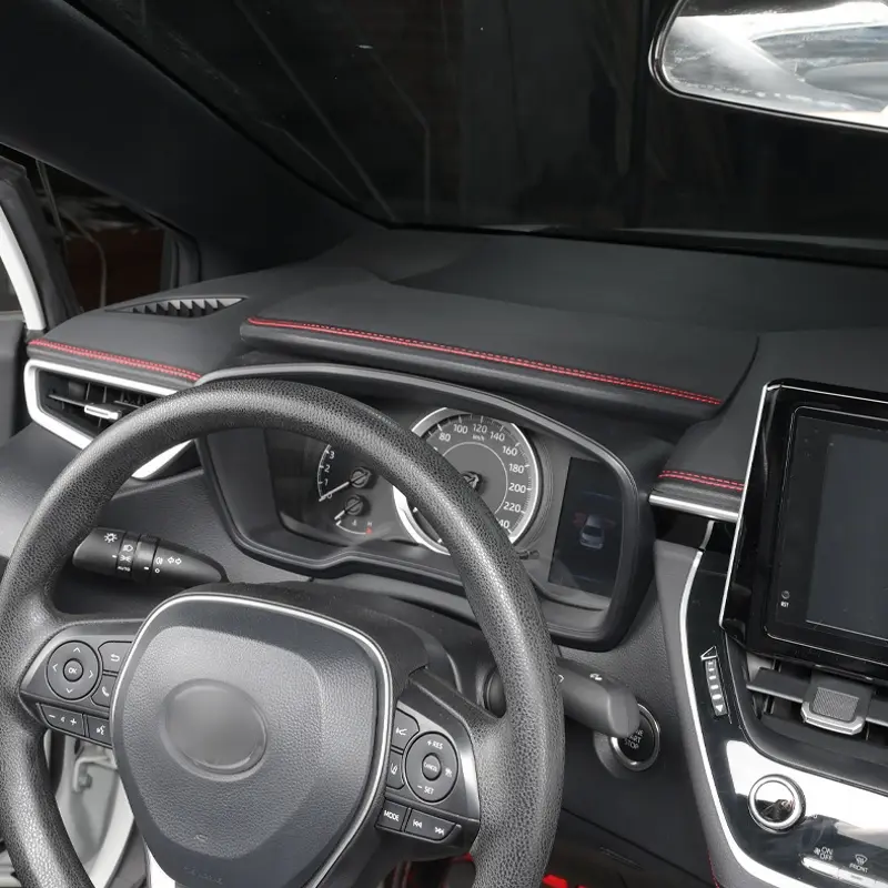 Car Interior Decorative Strip PU Leather DIY Braid Self Adhesive Interior Moulding Car-Styling Braid Strip Dashboard Sticker