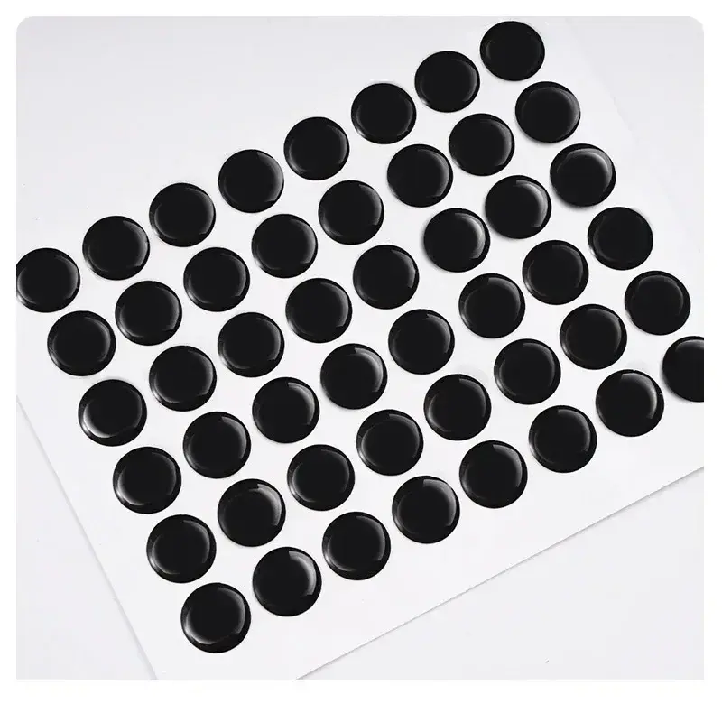 Car Door Lock Eye Stickers Highly Sticky PVC Self-adhesive Decorative Decals Auto Door Keyhole Anti Damage Protection Sticker
