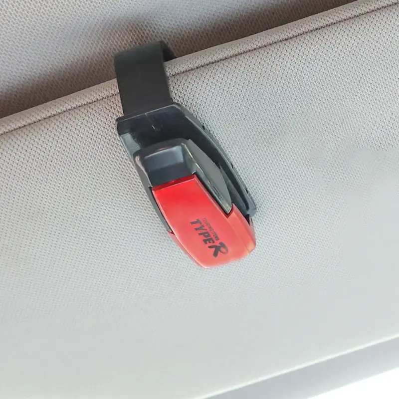 Universal Car Glasses Clip Automobiles Sunglasses Card Ticket Clip Holder Hair Various Color Glasses Clips Interior Accessories