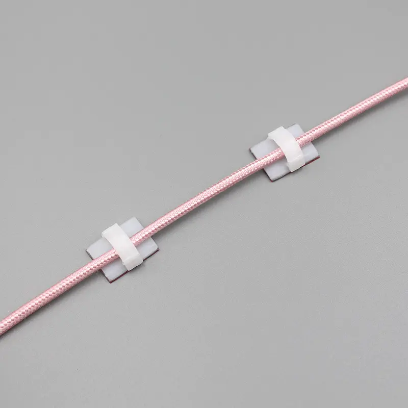 10/20PCS Car Tachograph Cable Organizer Cable Clamp Self Adhesive Wire Clip Management Black Wire Holder Car Wire Clip Accessory