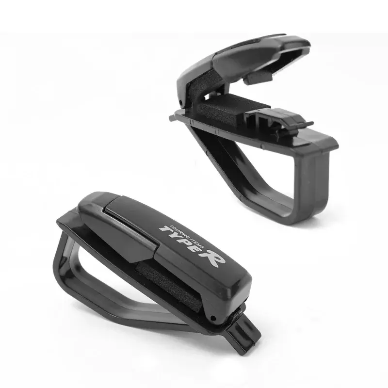 Universal Car Glasses Clip Automobiles Sunglasses Card Ticket Clip Holder Hair Various Color Glasses Clips Interior Accessories