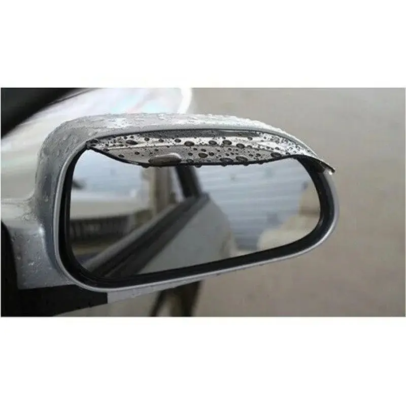 2pcs Car Rear View Mirror Eyebrow Sticker Protector Rainproof Sunshade Car Rearview Mirror Sun Visor Shade Shield Decal Stickers