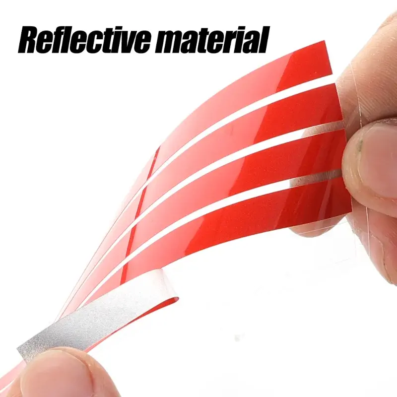 Car Front Hood Grill Sticker Decoration Auto Front Hood Grille Mouldings Red Waterproof Car Decor Accessories Exterior Sticker