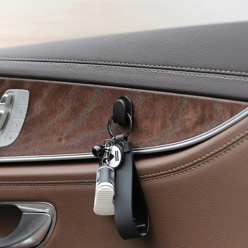 Car Hook Organizer Storage Hanger for USB Cable Headphone Key Storage Self Adhesive Wall Hook Hang Car Interior Car Accessory