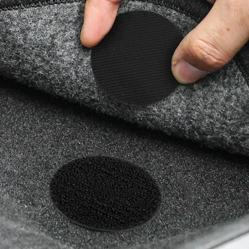 60-2pcs Car Carpet Fixing Stickers Double Face Carpet Fixed Patches High Adhesive for Home Floor Foot Mats Anti Slip Accessories
