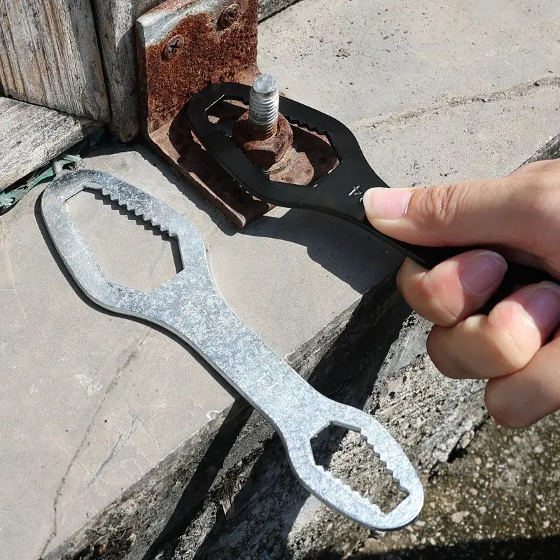 1pc Universal  Multi Functional Double Headed Torx Wrench Self-Tightening Screw Nuts Repair Wrench With Two Colors And Sizes