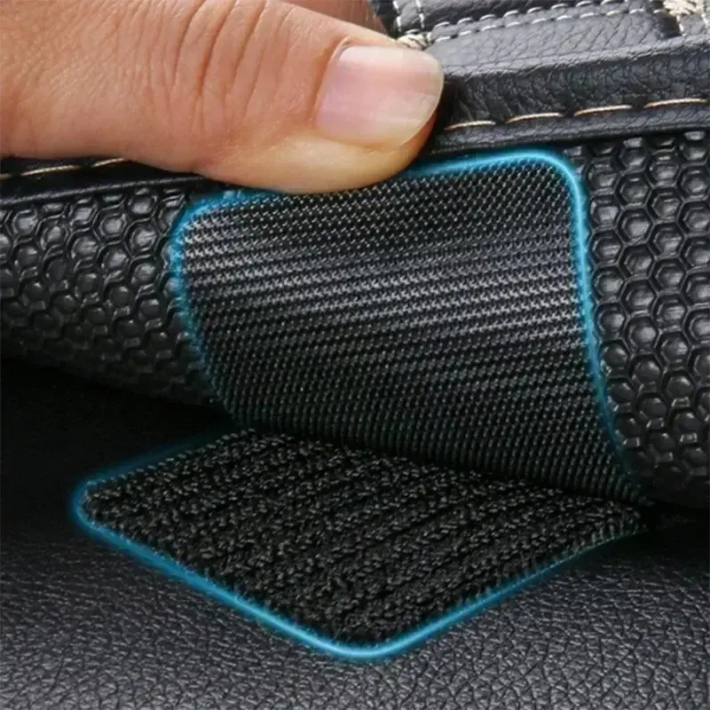 60-2pcs Car Carpet Fixing Stickers Double Face Carpet Fixed Patches High Adhesive for Home Floor Foot Mats Anti Slip Accessories