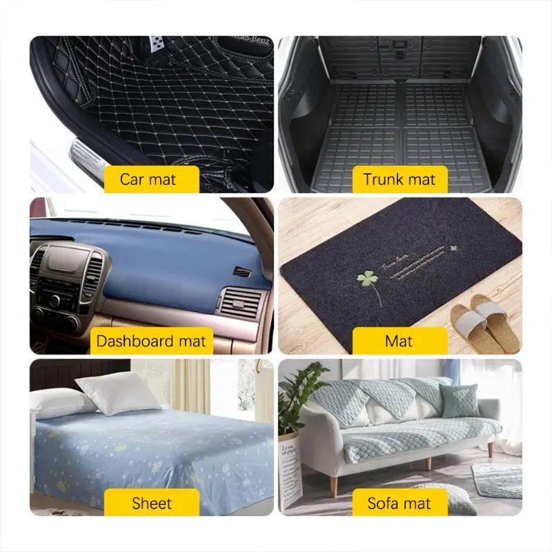 60-2pcs Car Carpet Fixing Stickers Double Face Carpet Fixed Patches High Adhesive for Home Floor Foot Mats Anti Slip Accessories