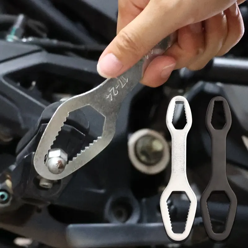 1pc Universal  Multi Functional Double Headed Torx Wrench Self-Tightening Screw Nuts Repair Wrench With Two Colors And Sizes