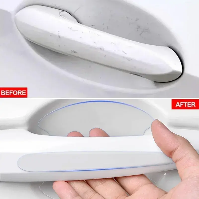 Car Anti Scratch Stickers Transparent Door Handle Bowl Protection Stickers Auto Grips Tape Paint Protection Stickers Decals