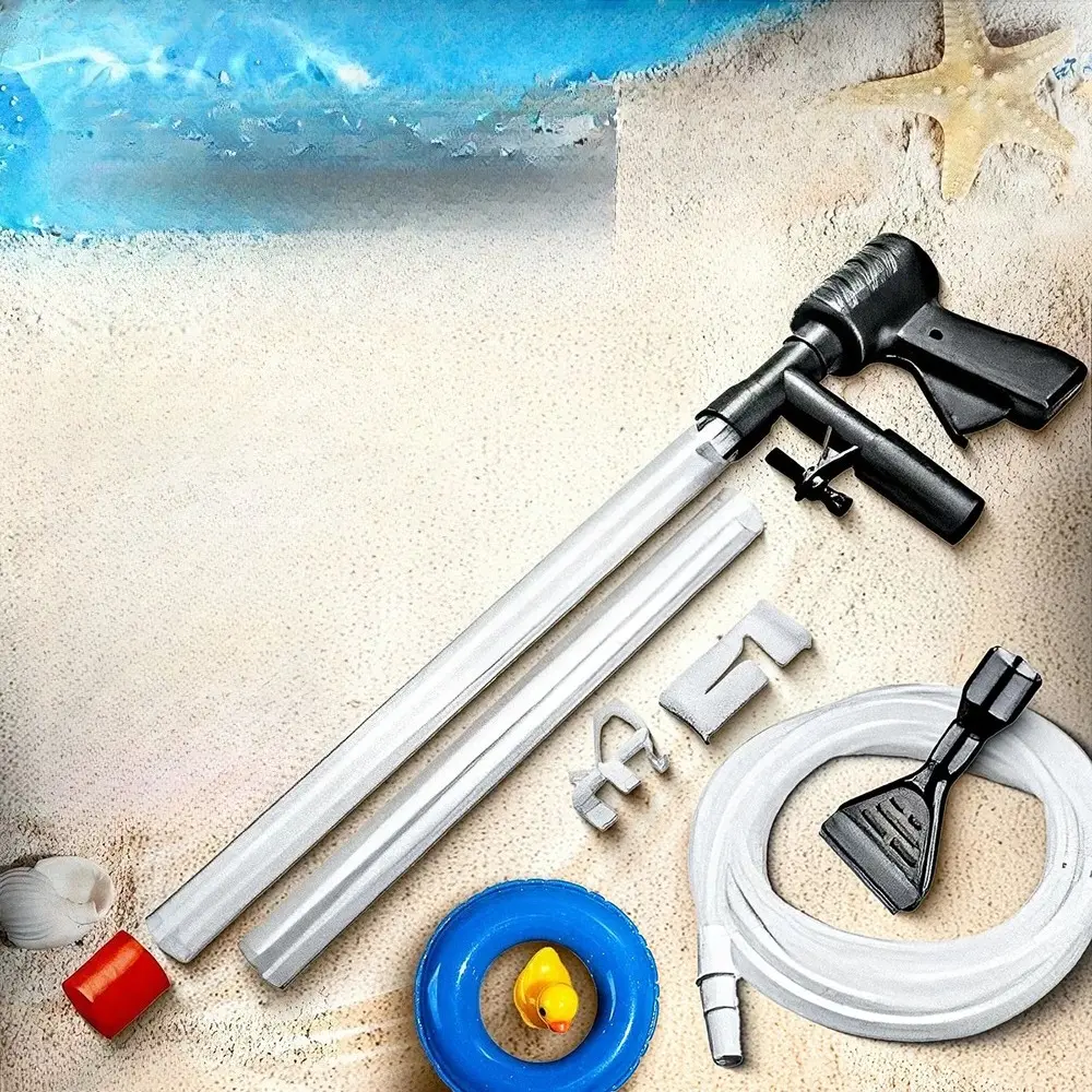 Aquarium Cleaning Tool Aquarium Fish Tank Water Change Pump Vacuum Water Changer Siphon Filter Pump Sand Gravel Cleaner Manual