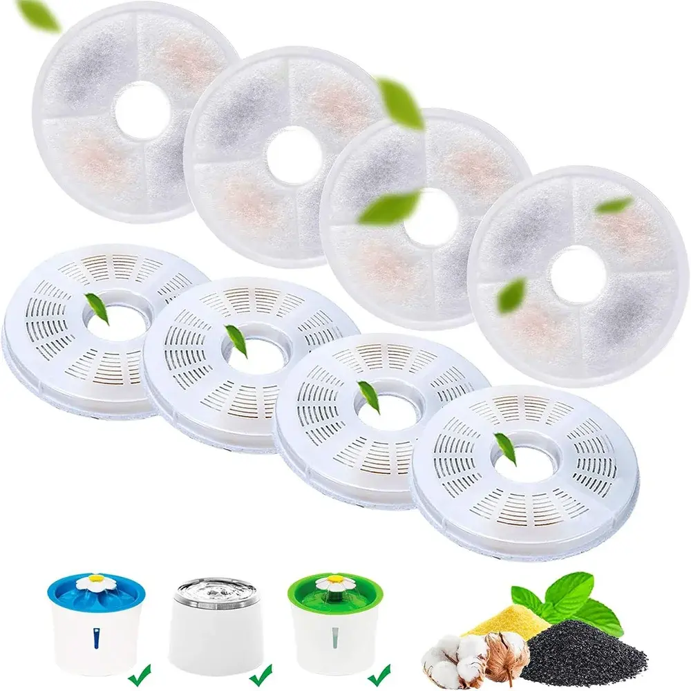 Pet Automatic Water Dispenser Filter Activated Carbon Filter for Cat Dog Water Fountain Dispenser Pet Filter Accessories