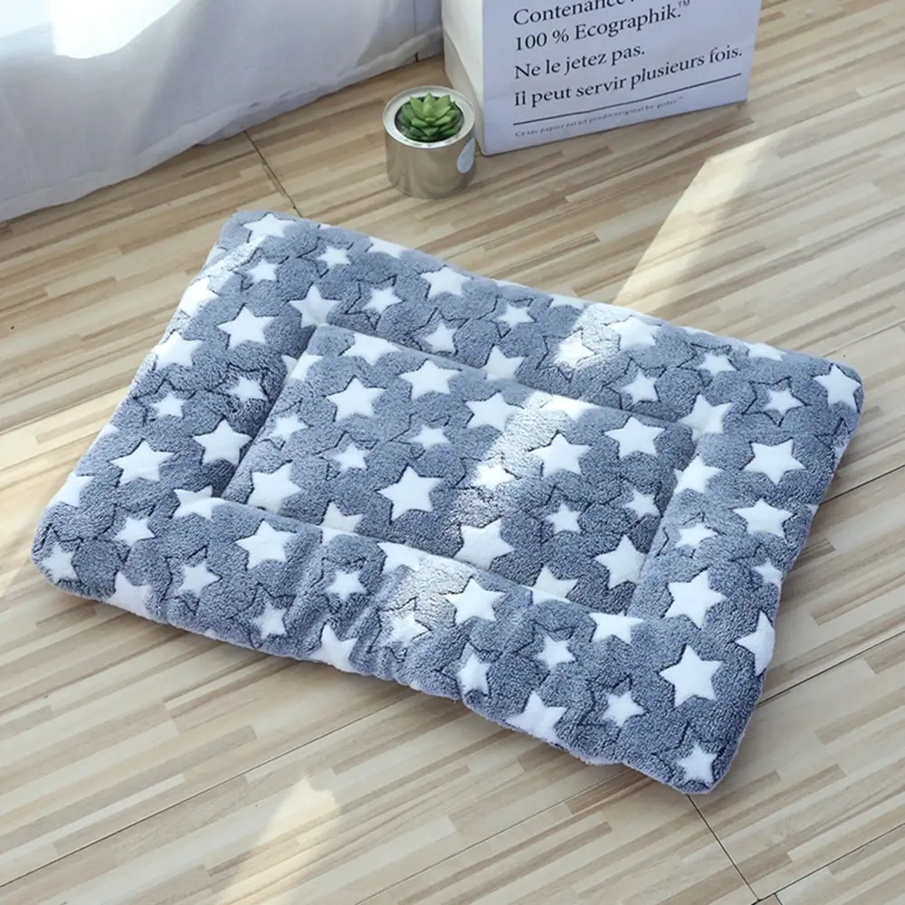 Double Sided Soft Pet Sleeping Pad Warm Dog Bed Cat Litter Lovely Mattress Cushion For Small Pets Home Blanket Pet Supplies